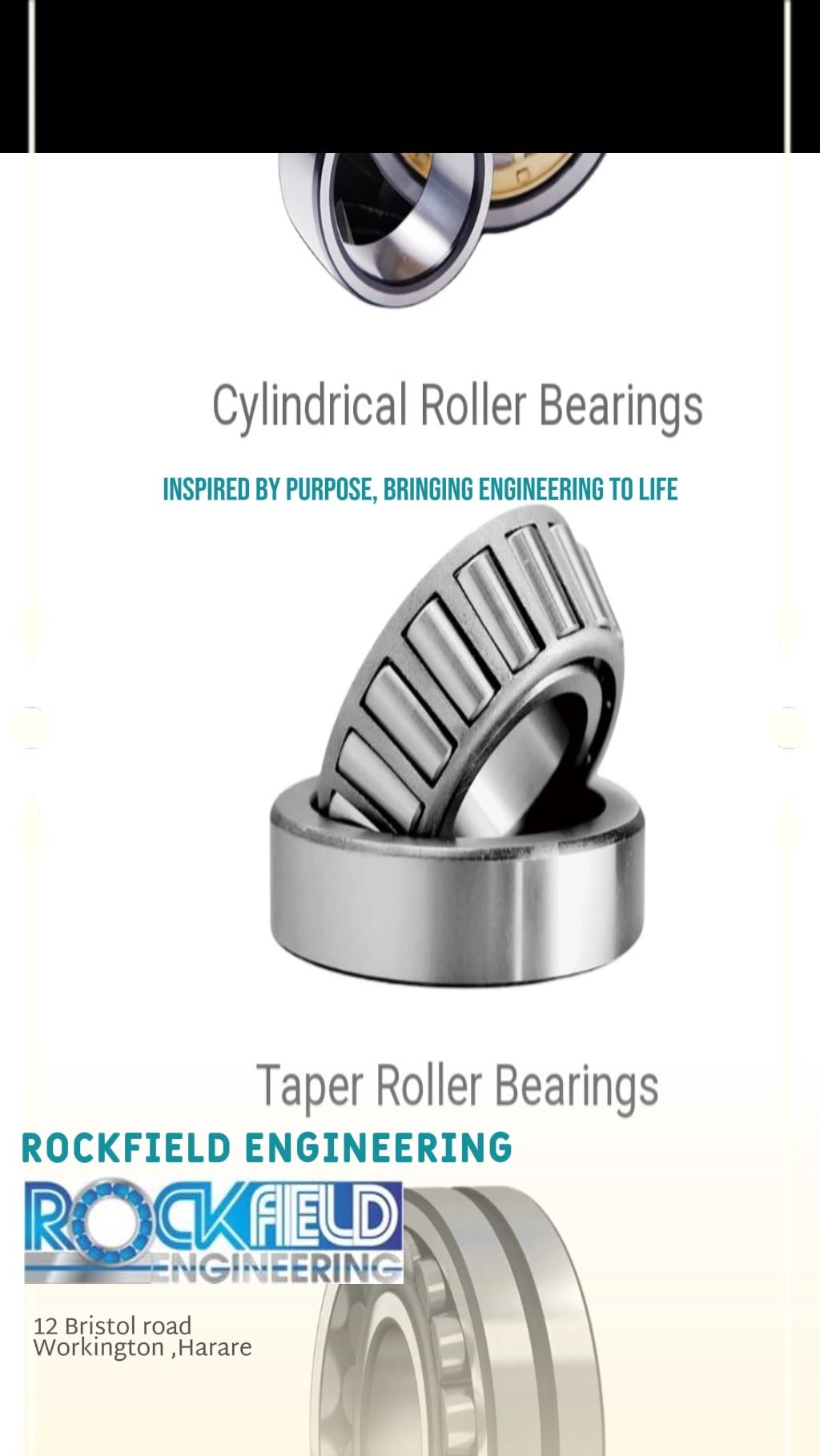 Cylindrical Taper Roller Bearings, Poster